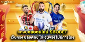 แทงบอลออนไลน์ sbobet เว็บตรง ปลอดภัย ได้เงินจริง ไม่มีการโกง